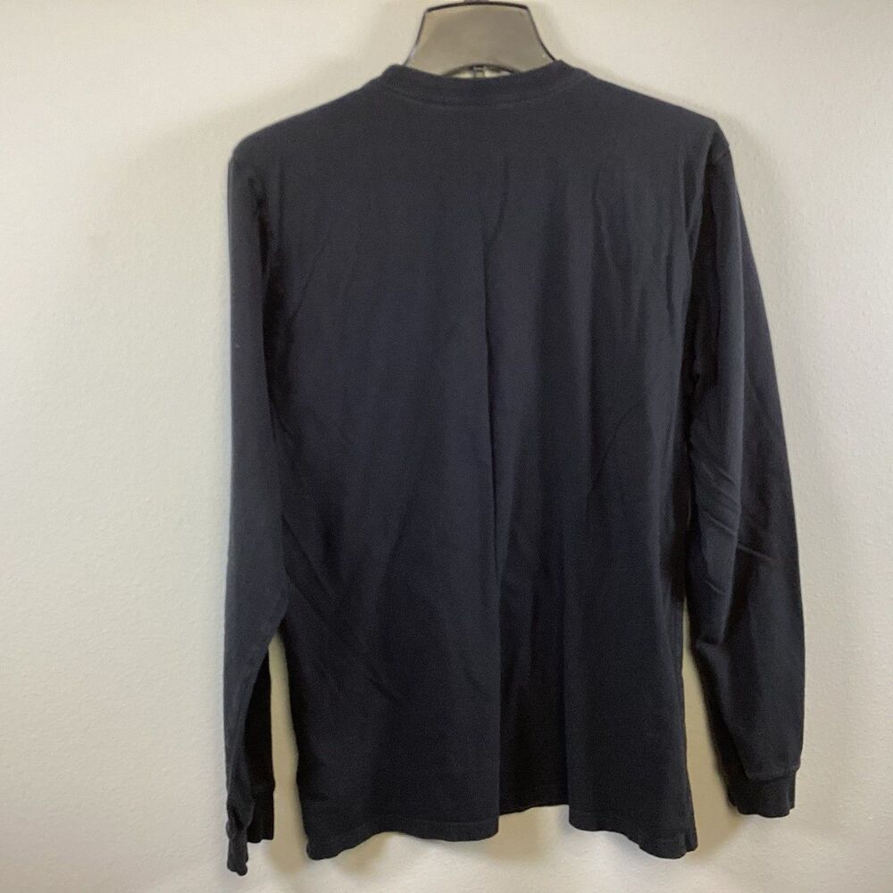 The North Face Long Sleeve Crew Neck Cotton Half Dome Black T-Shirt Medium - Picture 2 of 7